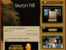 Tablet Screenshot of lauryn-hill.com